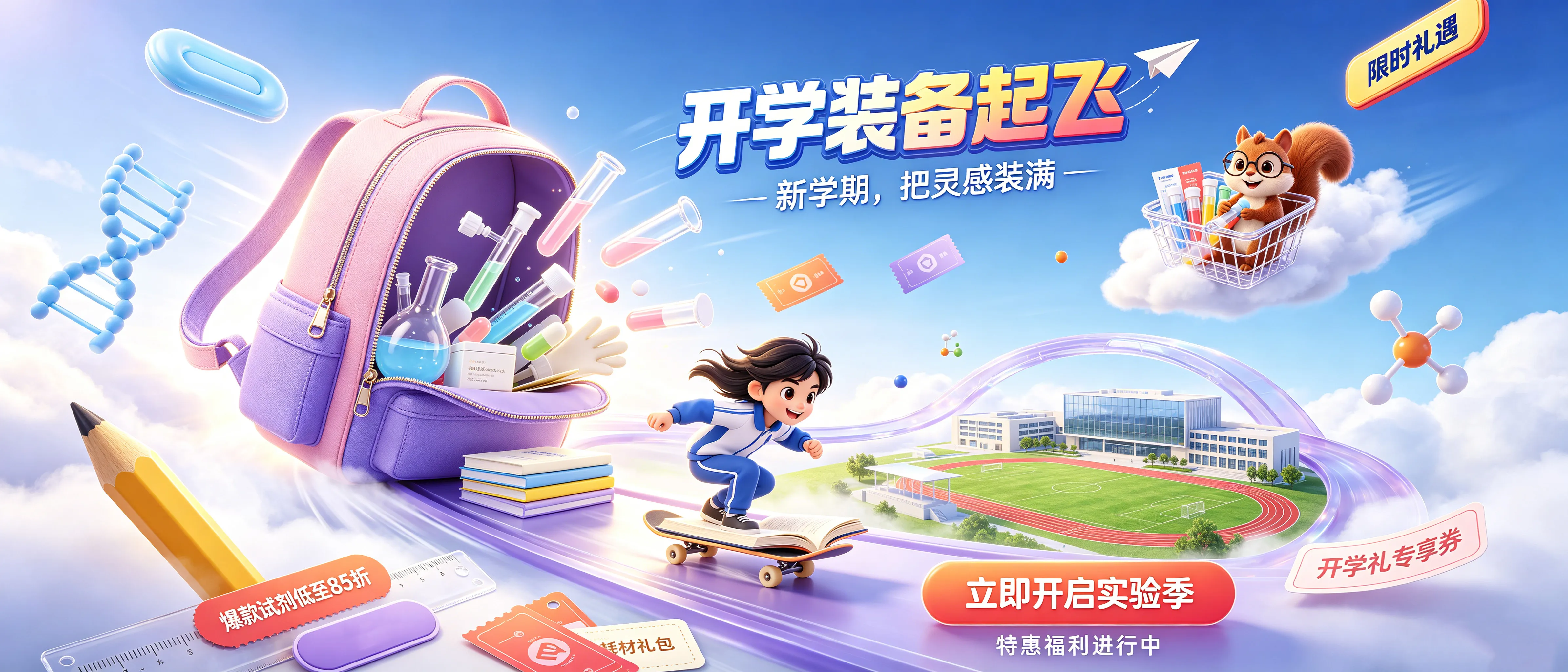冰合试剂开学季特惠